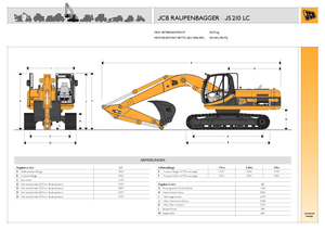 Rupsgraafmachines JCB JS 210 L