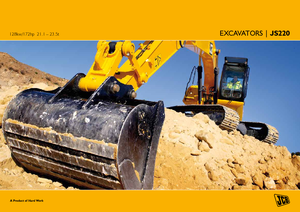 Rupsgraafmachines JCB JS 220 LR
