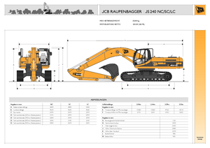 Rupsgraafmachines JCB JS 240 NL