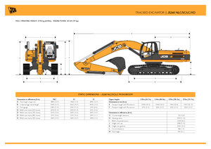 Rupsgraafmachines JCB JS 260 XD