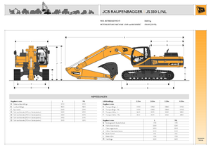 Rupsgraafmachines JCB JS 330 NL