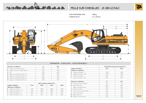 Rupsgraafmachines JCB JS 330 NL XD