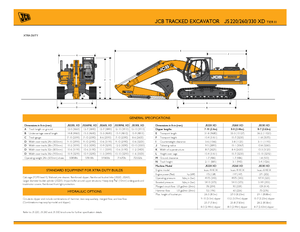 Rupsgraafmachines JCB JS 330 NL XD