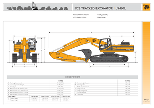 Rupsgraafmachines JCB JS 460