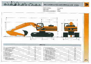 Rupsgraafmachines JCB JS 460
