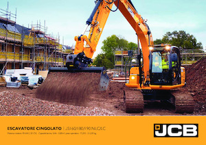 Rupsgraafmachines JCB JS160LC