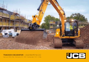 Rupsgraafmachines JCB JS180LC