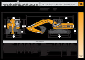 Rupsgraafmachines JCB JS200