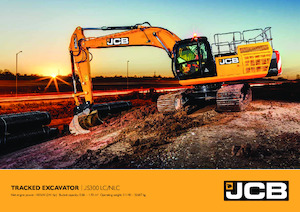 Rupsgraafmachines JCB JS300 LC