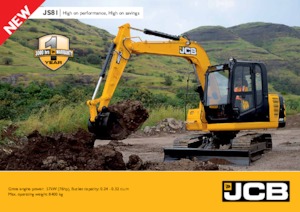 Rupsgraafmachines JCB JS81