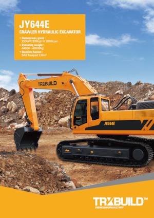 Rupsgraafmachines TRXBUILD JY644E