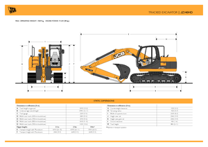 Rupsgraafmachines JCB JZ 140 L HD