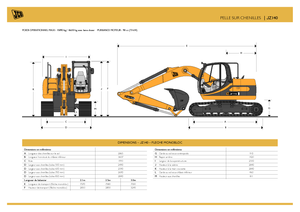 Rupsgraafmachines JCB JZ 140 L HD