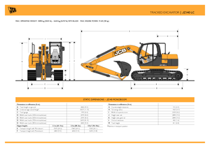 Rupsgraafmachines JCB JZ 140 L