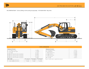 Rupsgraafmachines JCB JZ 140 L HD