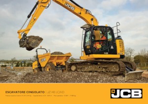 Rupsgraafmachines JCB JZ 140 LC