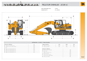 Rupsgraafmachines JCB JZ 235 L TAB