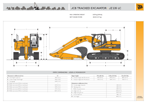 Rupsgraafmachines JCB JZ 235 LC