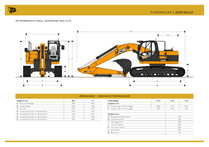 Rupsgraafmachines JCB JZ 255 LC