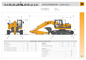 Rupsgraafmachines JCB JZ 255 NC