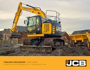 Rupsgraafmachines JCB JZ140 LC