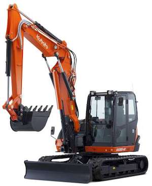 Rupsgraafmachines Kubota KX080-4α 2PC