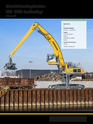 Graafmachines in overslaguitvoering Liebherr LH 110 C Gantry Industry Litronic