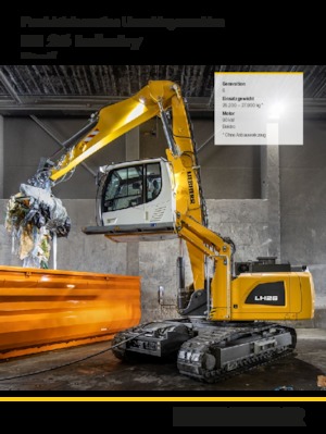 Graafmachines in overslaguitvoering Liebherr LH 26 C Industry Litronic