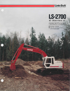 Rupsgraafmachines Link-Belt LS-2700 C II
