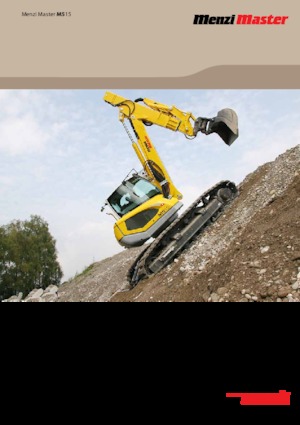 Rupsgraafmachines Menzi M515