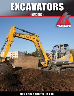 Rupsgraafmachines Mustang ME12002