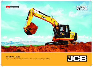 Rupsgraafmachines JCB NXT 150