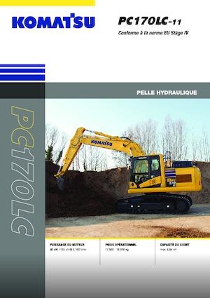 Rupsgraafmachines Komatsu PC170LC-11