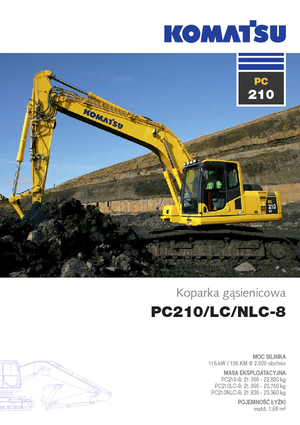 Rupsgraafmachines Komatsu PC210LC-8SLF