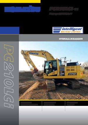 Rupsgraafmachines Komatsu PC210LCi-11E0