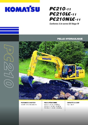 Rupsgraafmachines Komatsu PC210NLC-11E0