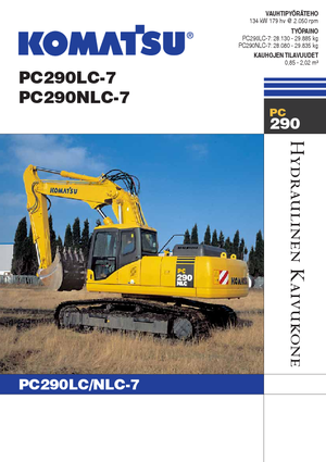 Rupsgraafmachines Komatsu PC290LC-7