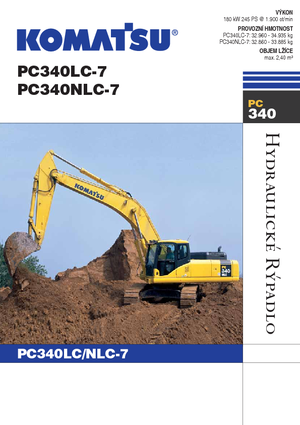 Rupsgraafmachines Komatsu PC340NLC-7