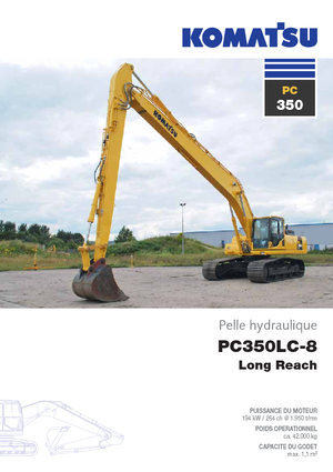 Rupsgraafmachines Komatsu PC350NLC-8