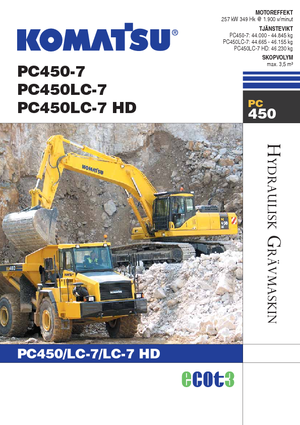 Rupsgraafmachines Komatsu PC450LC-7