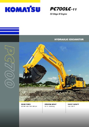 Rupsgraafmachines Komatsu PC700LC-11E0