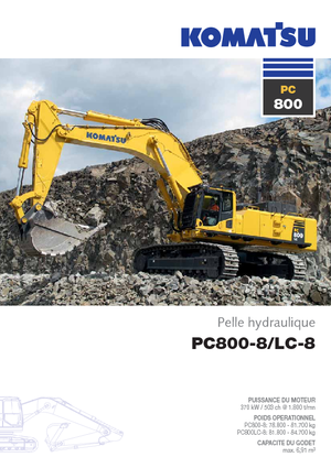 Rupsgraafmachines Komatsu PC800LC-8 E0