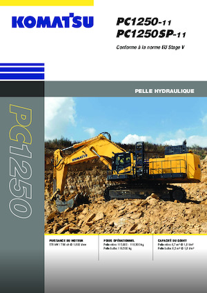Rupsgraafmachines Komatsu PC1250-11E0