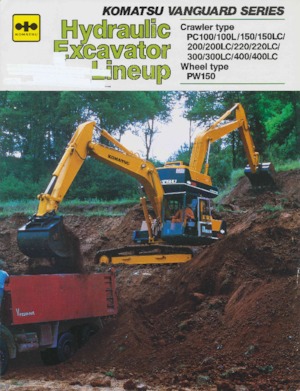 Rupsgraafmachines Komatsu PC100
