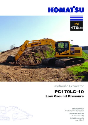 Rupsgraafmachines Komatsu PC170LC-10 LGP