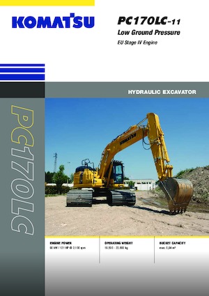 Rupsgraafmachines Komatsu PC170LC-11 LGP