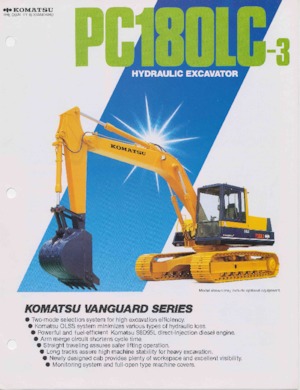 Rupsgraafmachines Komatsu PC180LC-3