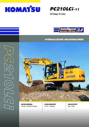 Rupsgraafmachines Komatsu PC210LCi-11E0