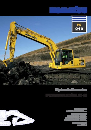 Rupsgraafmachines Komatsu PC210NLC-8