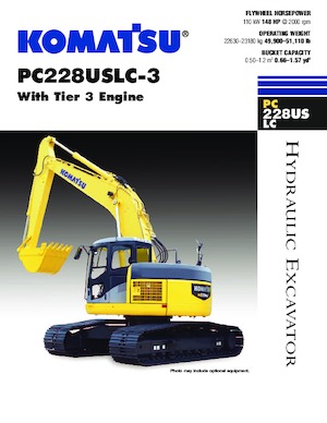 Rupsgraafmachines Komatsu PC228US-LC-3